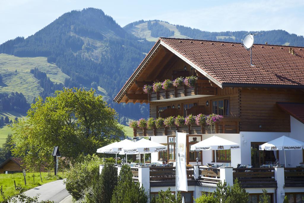 Hotel Garni Oberdorfer Stuben Obermaiselstein Exterior foto