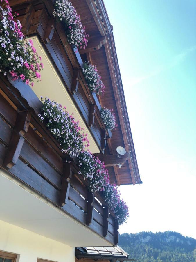 Hotel Garni Oberdorfer Stuben Obermaiselstein Exterior foto