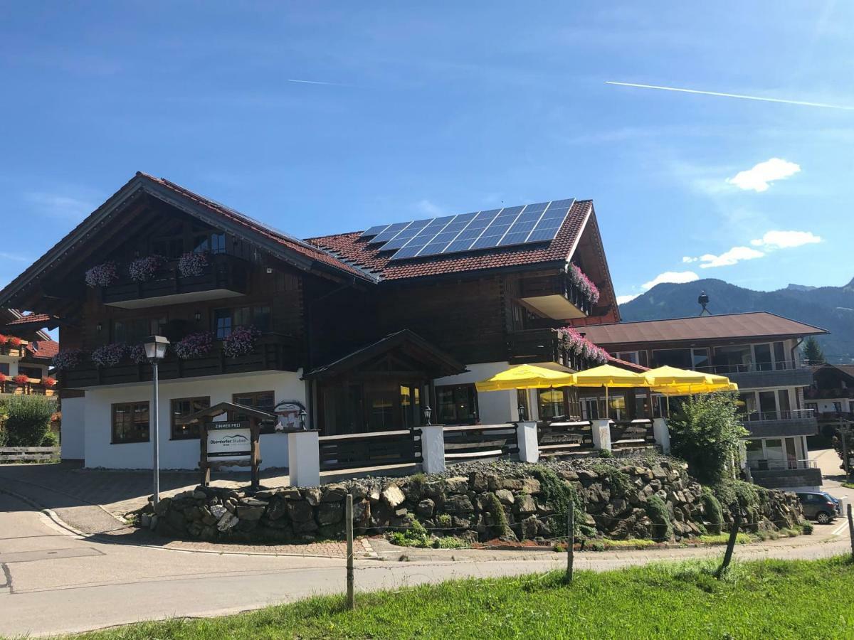 Hotel Garni Oberdorfer Stuben Obermaiselstein Exterior foto