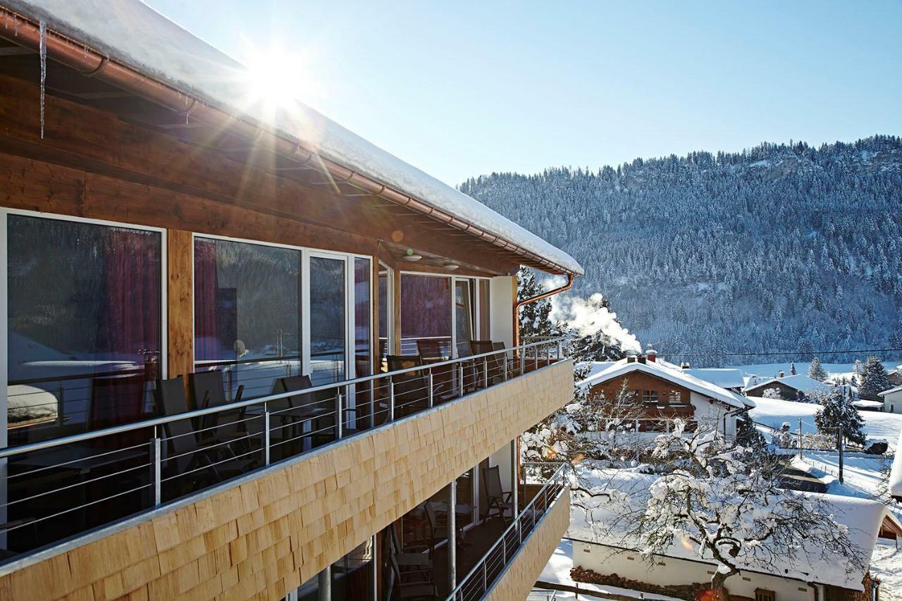 Hotel Garni Oberdorfer Stuben Obermaiselstein Exterior foto